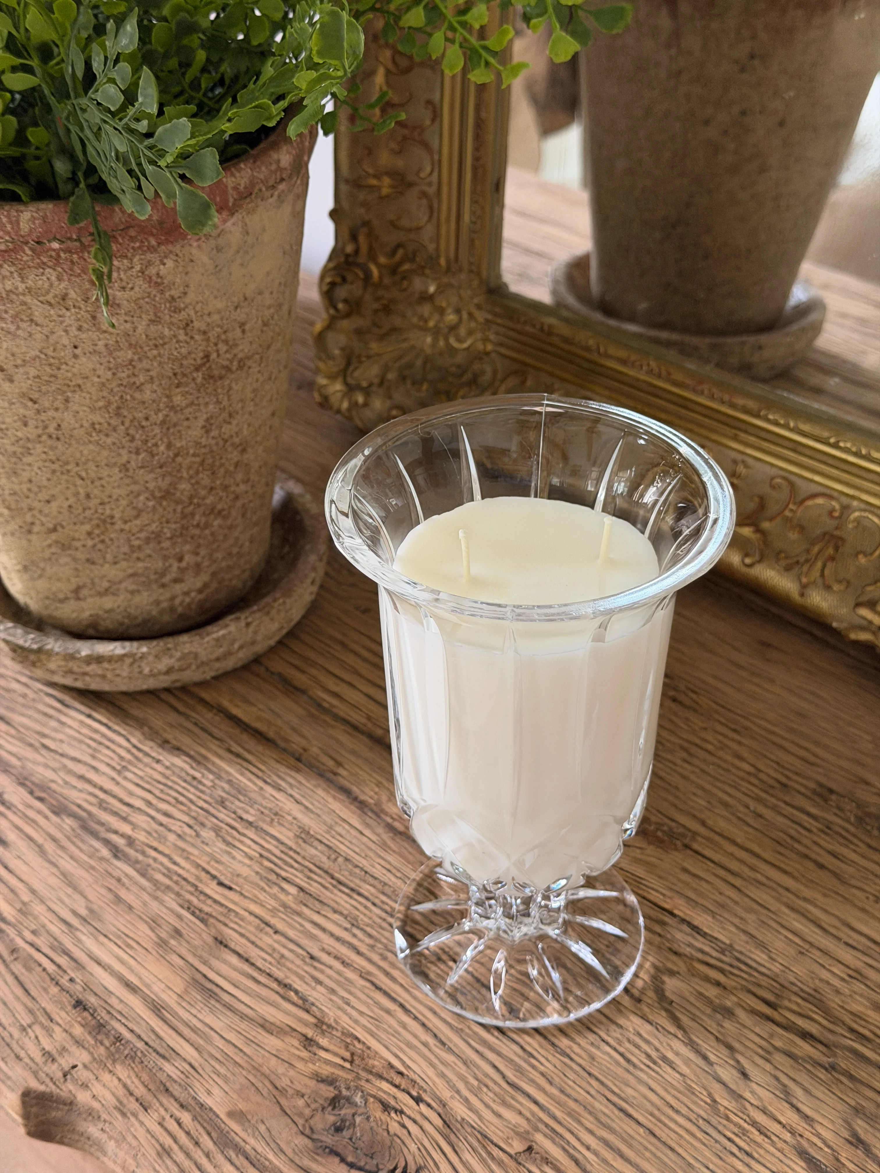 Crystal Vase Candle | Cottage and Key
