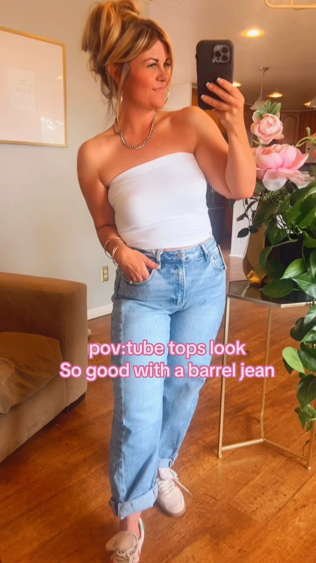 Tube tops 
Jeans 
Amazon summer outfits 


#LTKWorkwear #LTKFindsUnder50 #LTKFindsUnder100