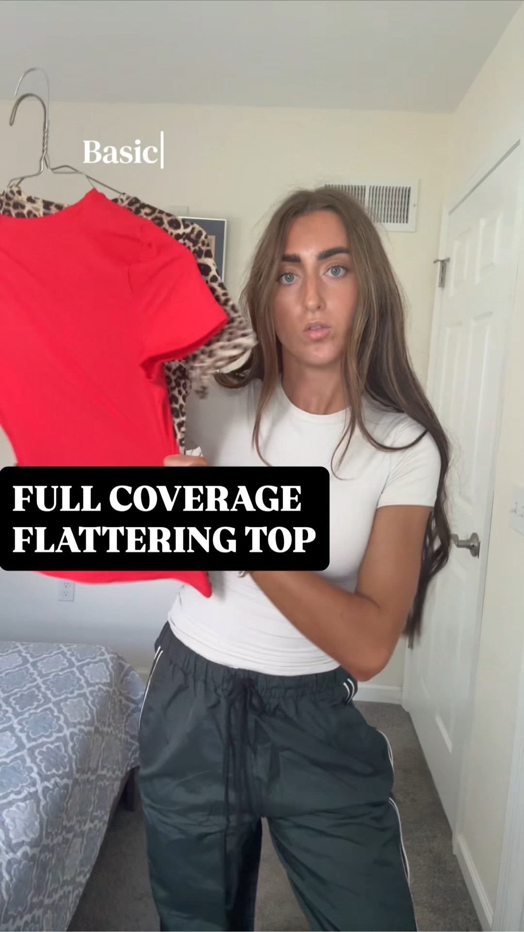 Wearing XS in tops and bras (size down in bra for firmer fit, I’m usually a small). Small in track pants. 
@OEAK-Bras @Amazon Fashion #modestfashion #fittedtop #fourthofjulyoutfits #oeakbra #amazonfashion
