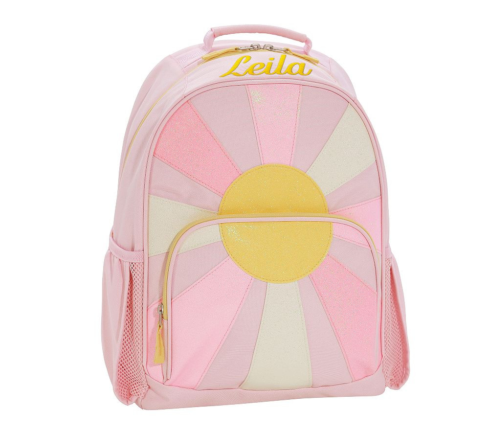 Mackenzie Glitter Sunburst Glow-in-the-Dark Backpacks PinterestXCopy LinkEmailPrint | Pottery Barn Kids