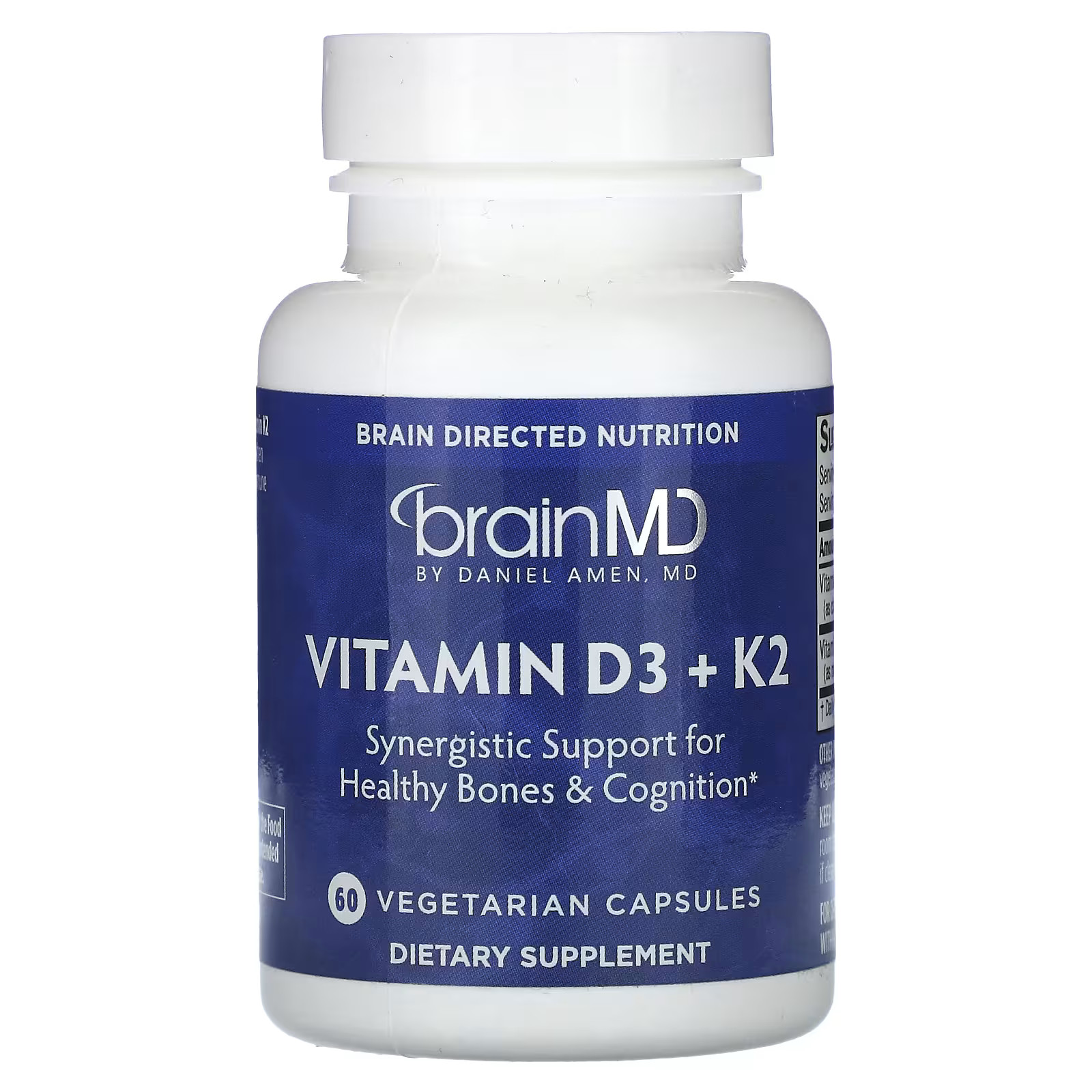 Vitamin D3 + K2, 60 Vegetarian Capsules | iHerb