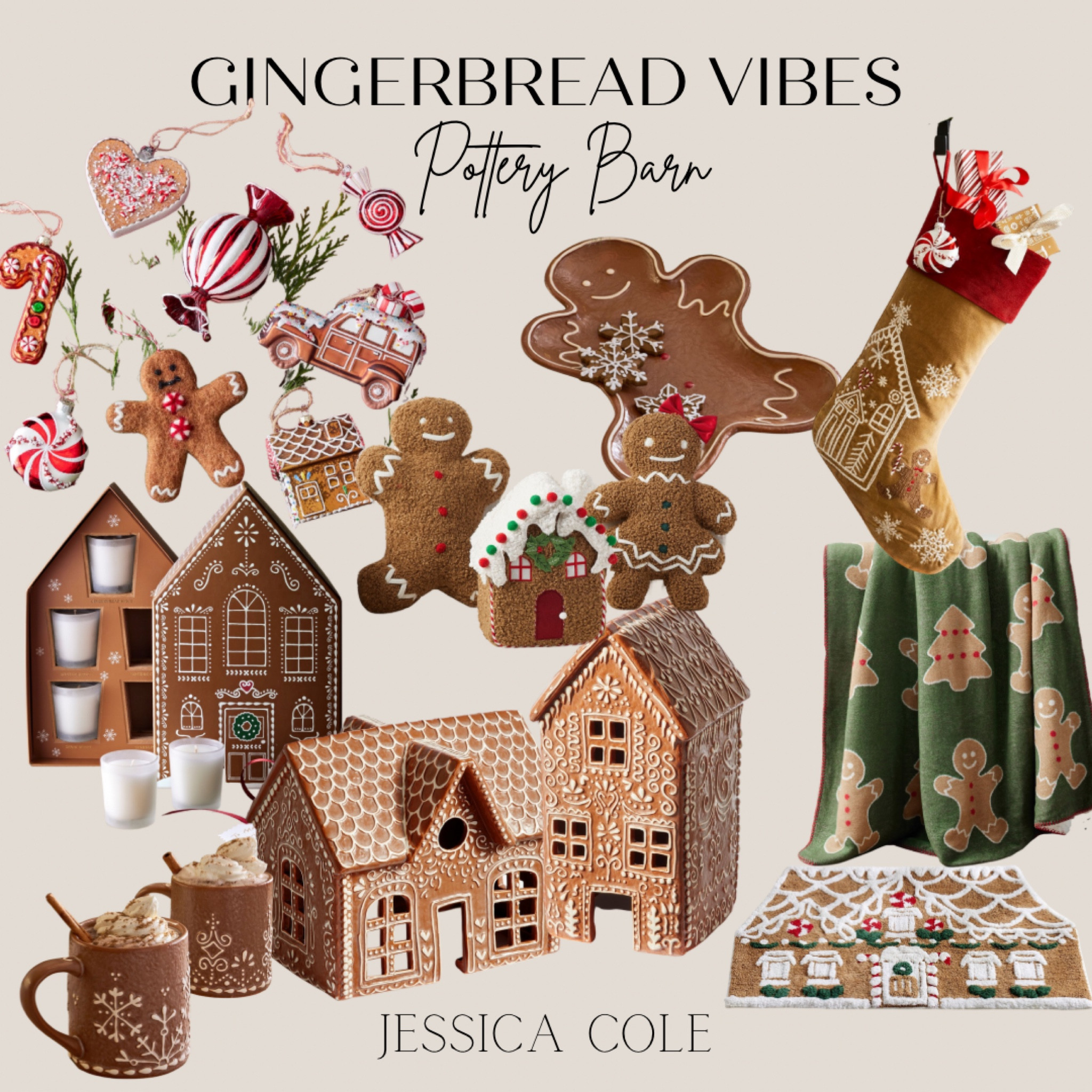 Christmas. Gingerbread. And pottery barn Christmas. Christmas decor  

#LTKHolidaySale #LTKHoliday #LTKGiftGuide