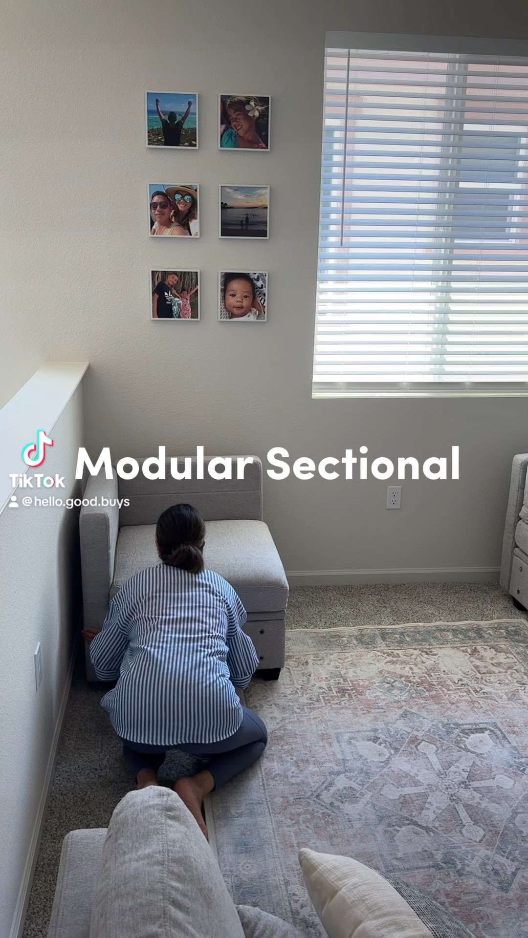 Perfect modular sofa for any small space! This one can transform into a comfy sofa bed for guests. Each seat has hidden storage!! Loving it in our playroom/office loft!

#LTKHome