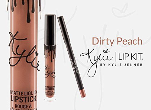 Kylie Jenner Lip Gloss Matte Dirty Peach Lipstick - Liplinner | Amazon (US)
