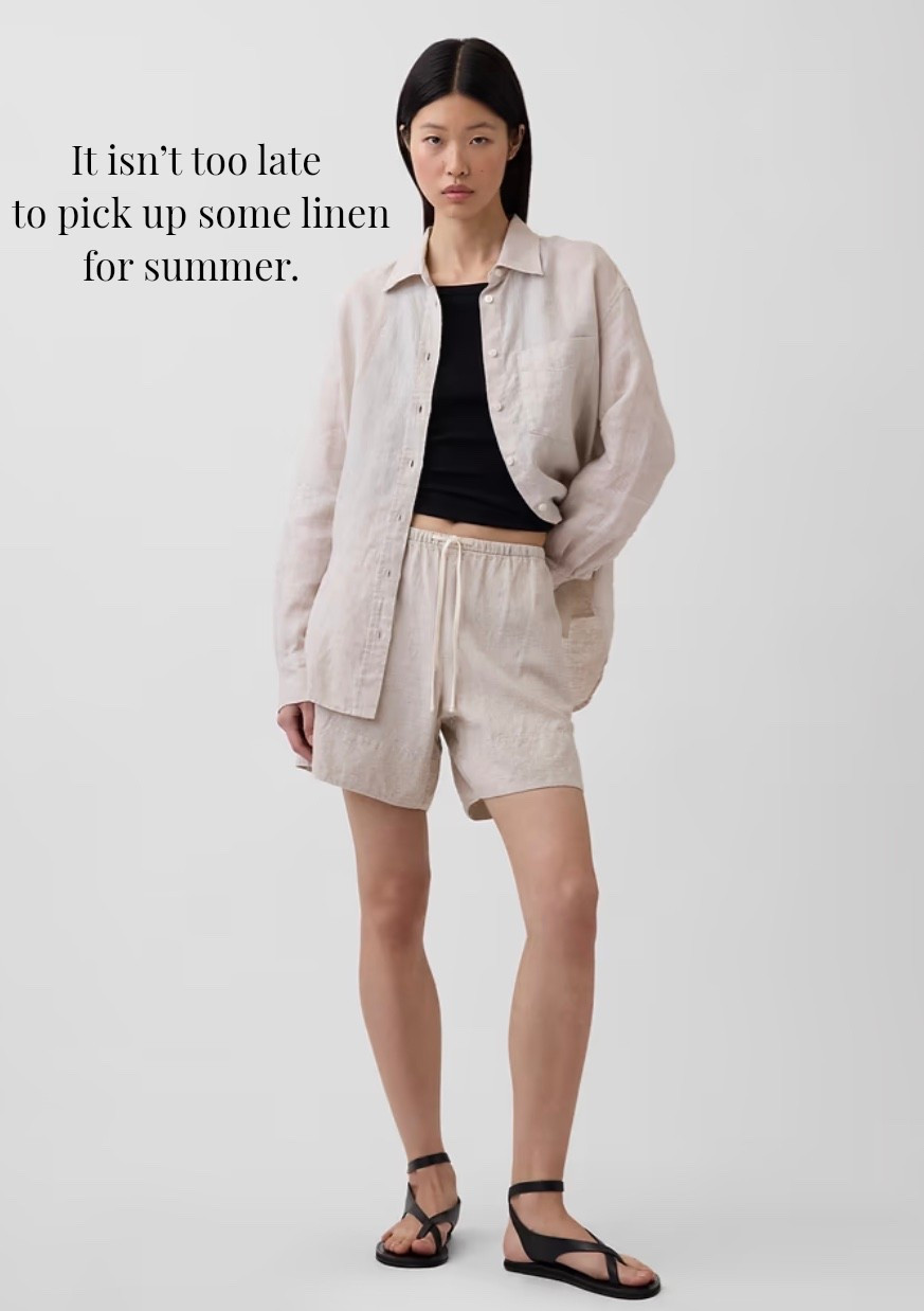 It isn’t too late to pick up some linen for summer. There are still a few good finds left. But don’t wait too long or it will all be gone.

#LTKSeasonal #LTKMidsize
