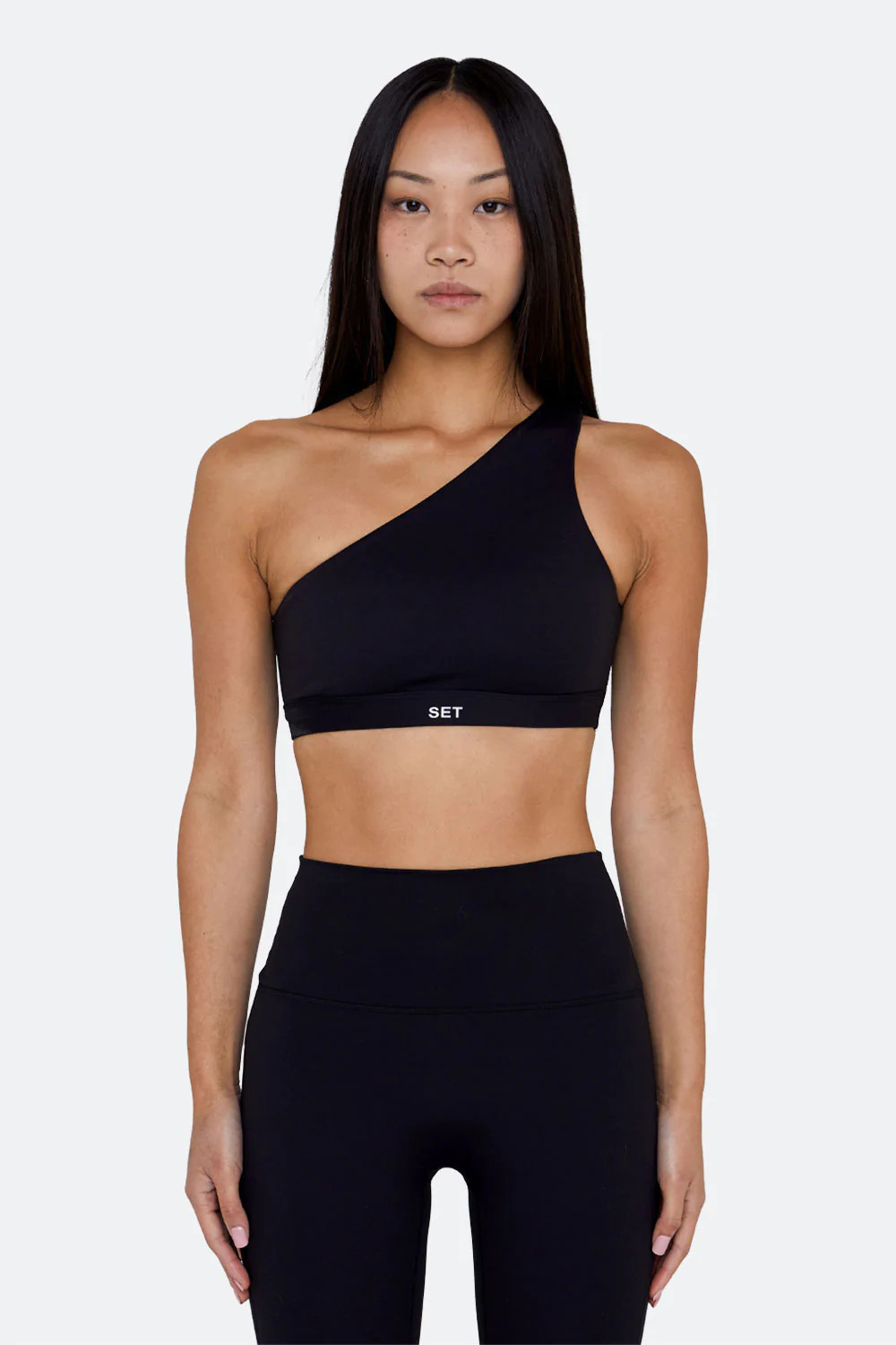 SPORTBODY® ONE SHOULDER BRA 
                            onyx | SET Active