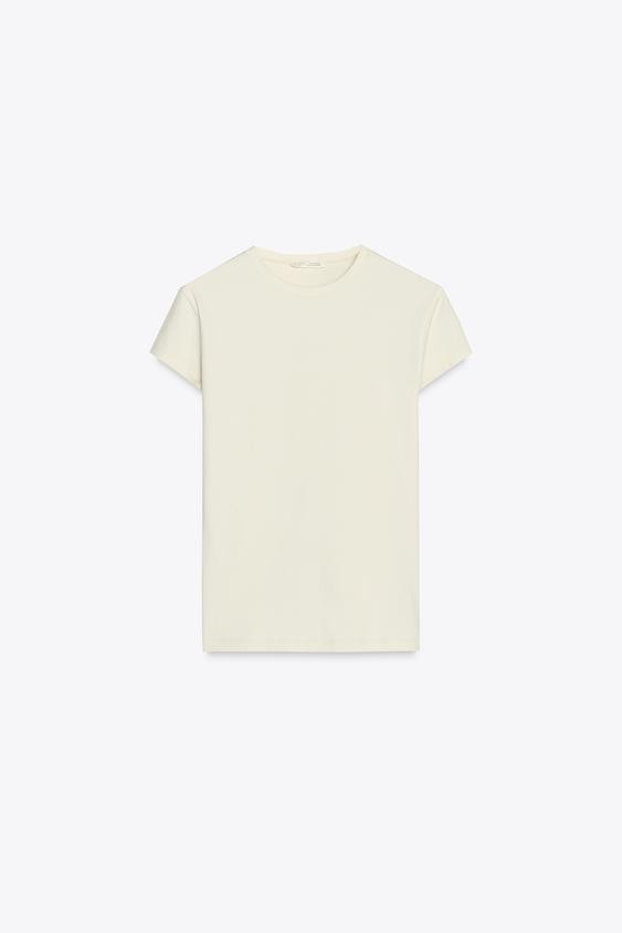 SLIM FIT SHORT SLEEVE T-SHIRT | Zara US