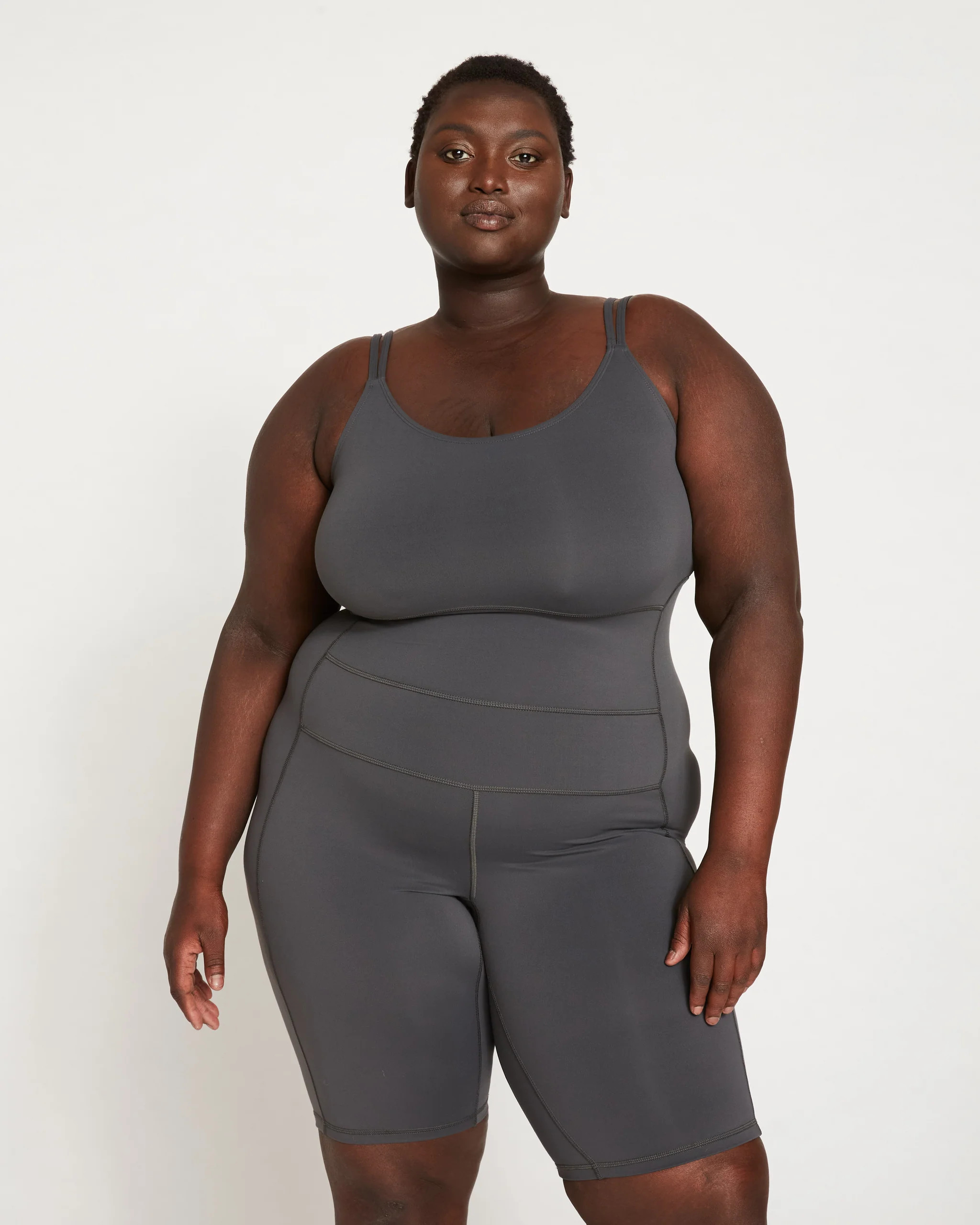 Next—to—Naked Bodyshort - Black Sand | Universal Standard