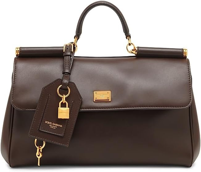Amazon.com: Dolce&Gabbana, My Sicily Top Handle Bag, Moro : Amazon Luxury | Amazon (US)