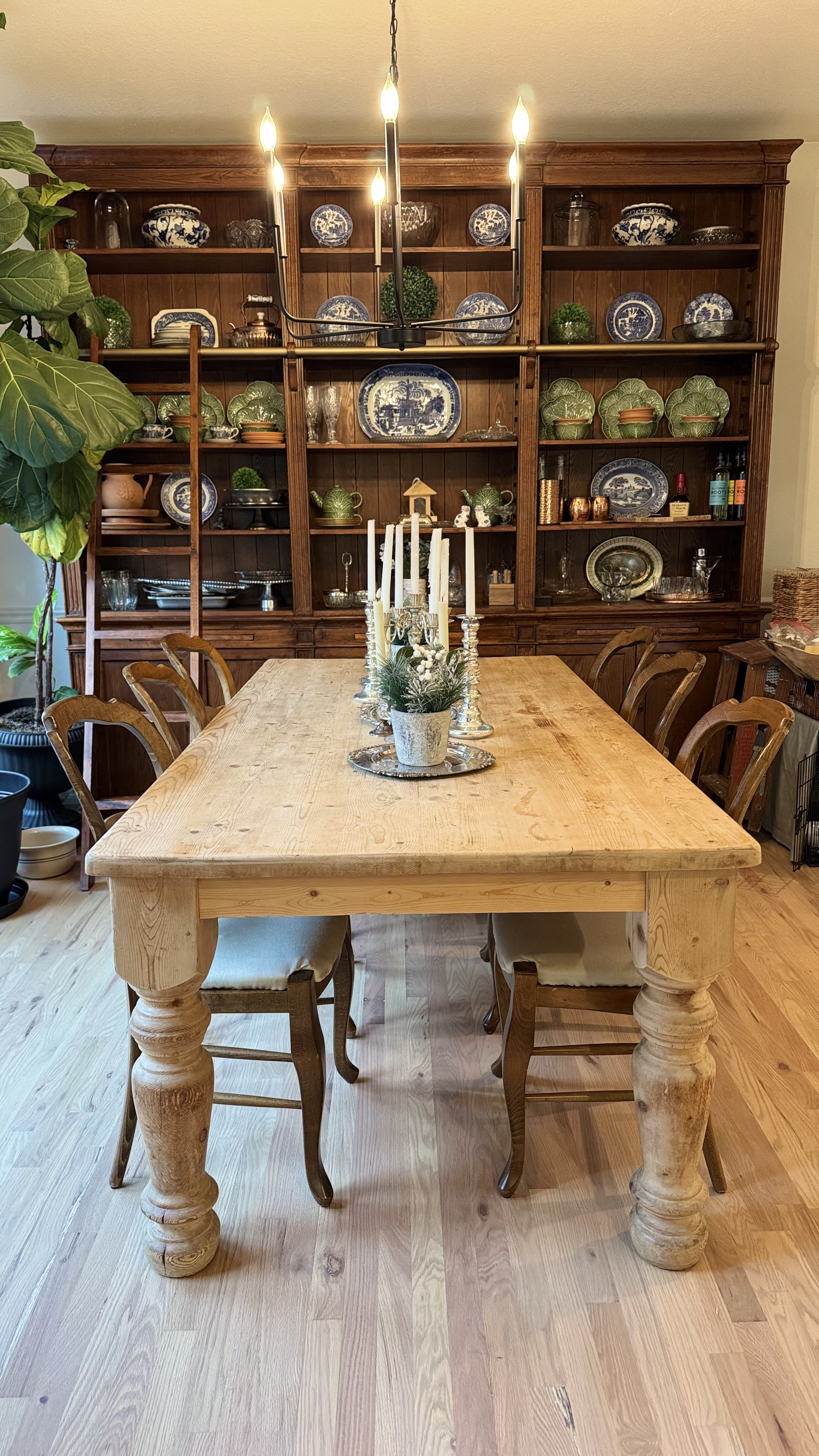 I’m changing the direction my dining table will face (horizontal adds length). However, this is my winter look. It’s past Christmas but before Spring. A good in-between. 

#LTKSeasonal