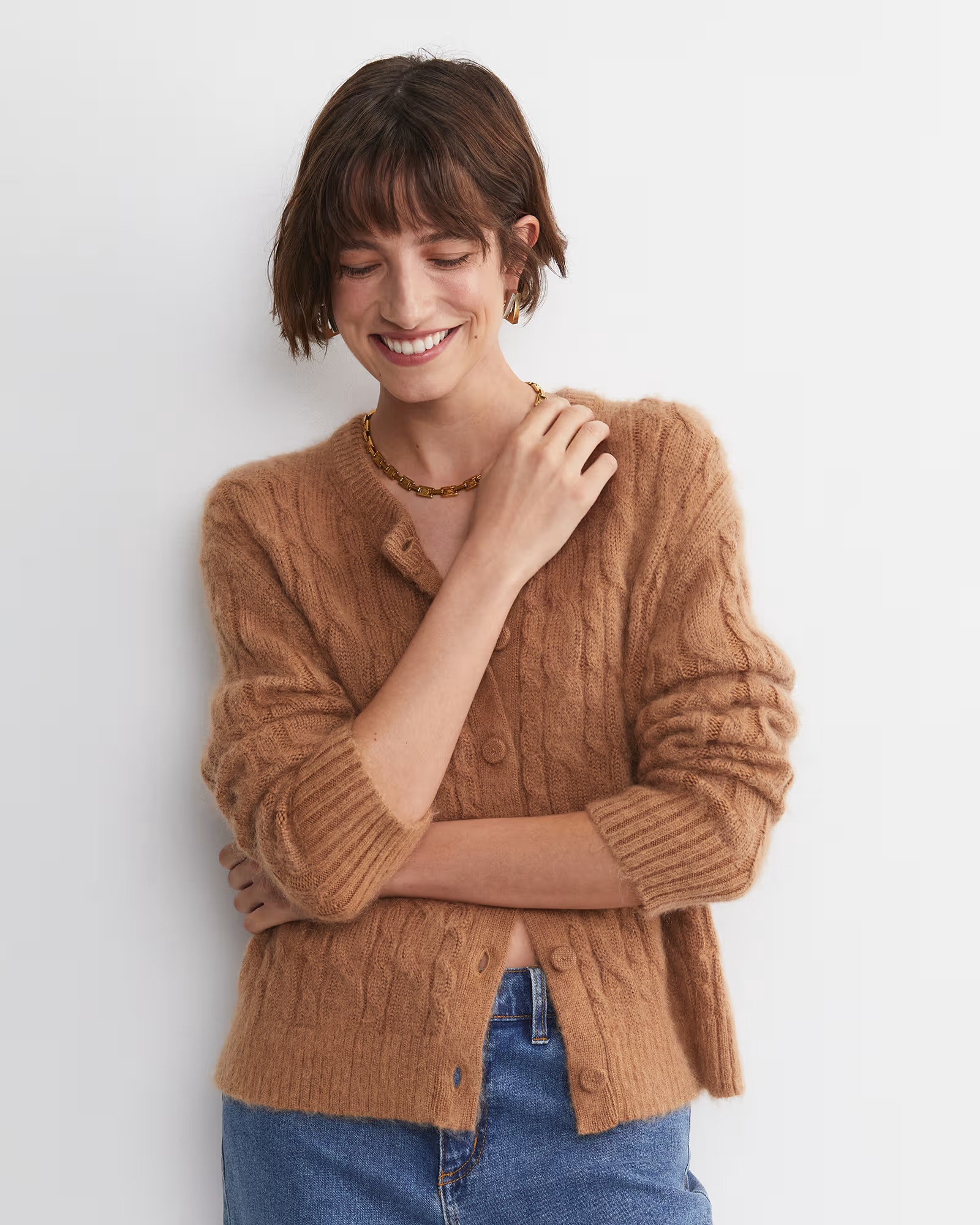 Tatiana Mohair Cable Cardigan | Sportscraft (Australia)