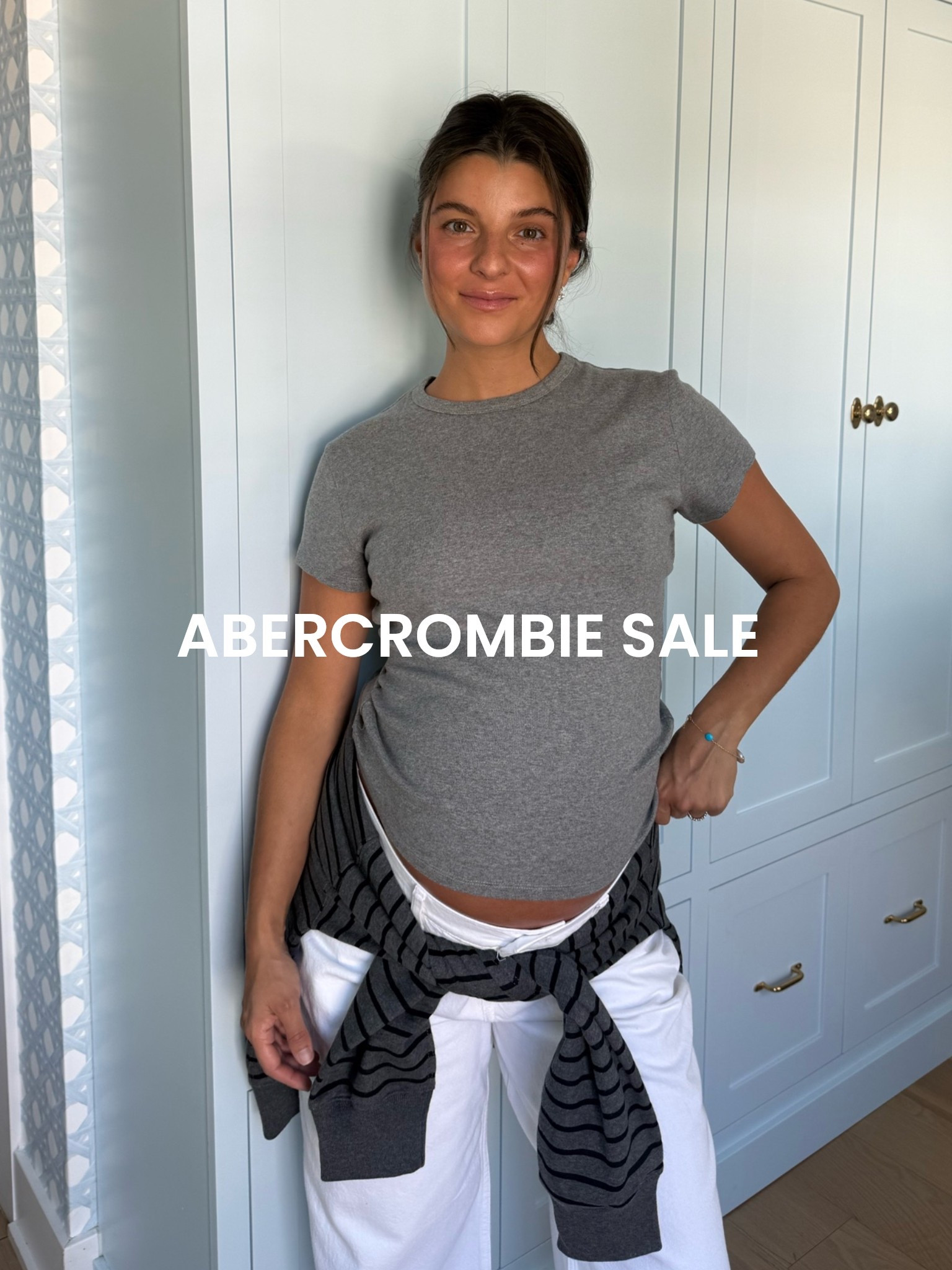 [8/5/26] my @abercrombie code is live! 25-50% Off All Jeans + 20% Off Almost Everything Else + AFVIVIANE for a stackable 15% off | wearing 29 short in jeans, medium in tee, and small in sweatshirt!

 [Denim Promo: *Offer valid online only August 5, 2026 to August 10, 2026 in US/CA. Excludes clearance. Online price reflects discount. Extra 20% Off: *Offer valid in stores and online August 5, 2026 to August 10, 2026 in US/CA. Exclusions apply as indicated. Online price reflects discount. Promo Code: *Use code AFVIVIANE to get an additional 15% off almost everything in stores and online at checkout from August 5, 2026 to August 10, 2026 in US/CA. Exclusions apply. See details online.]