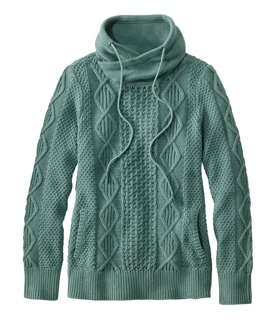 Women's Signature Cotton Funnelneck Sweater | L.L. Bean