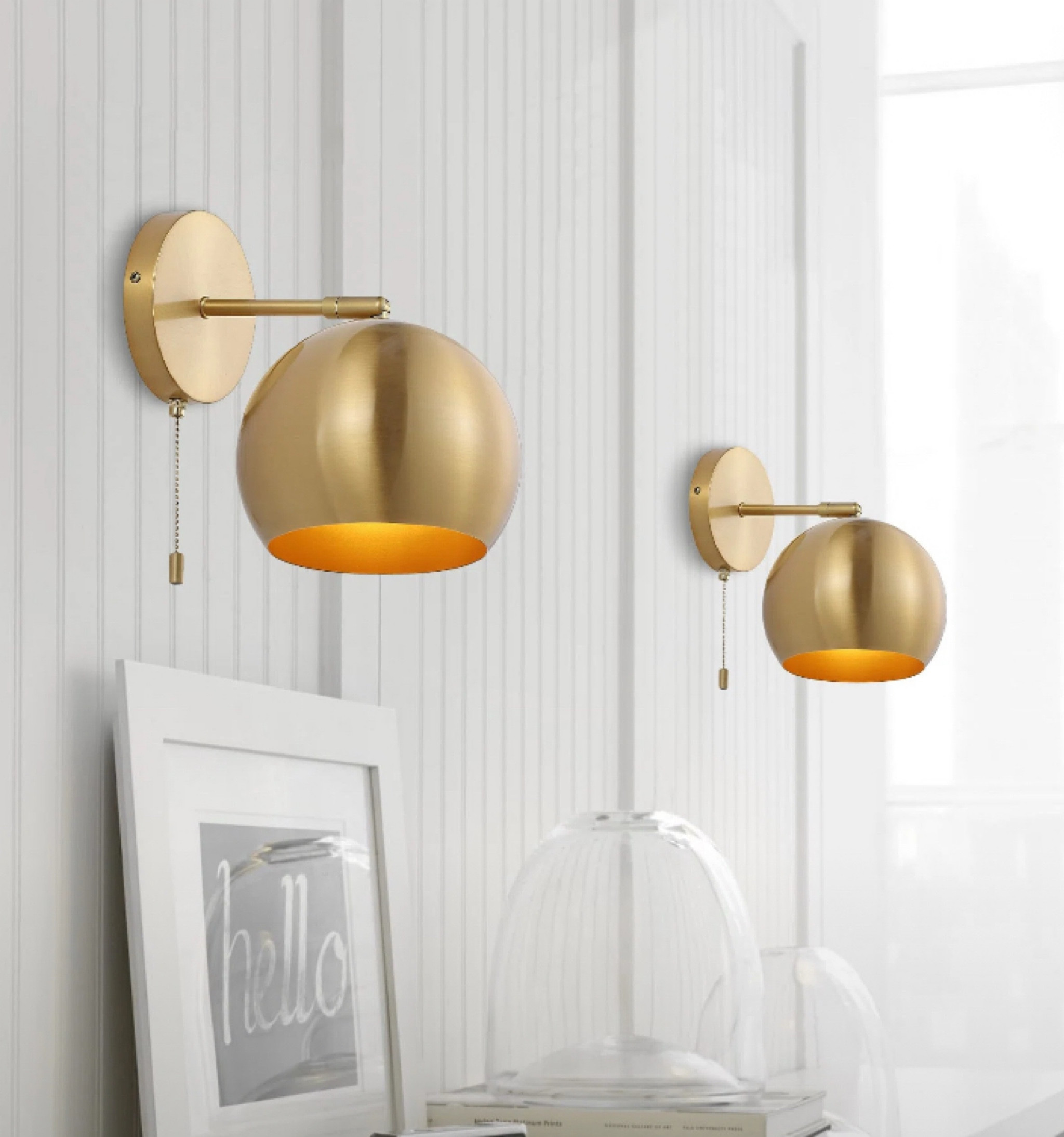 Gold bath room sconces 
#sconces

#LTKHome