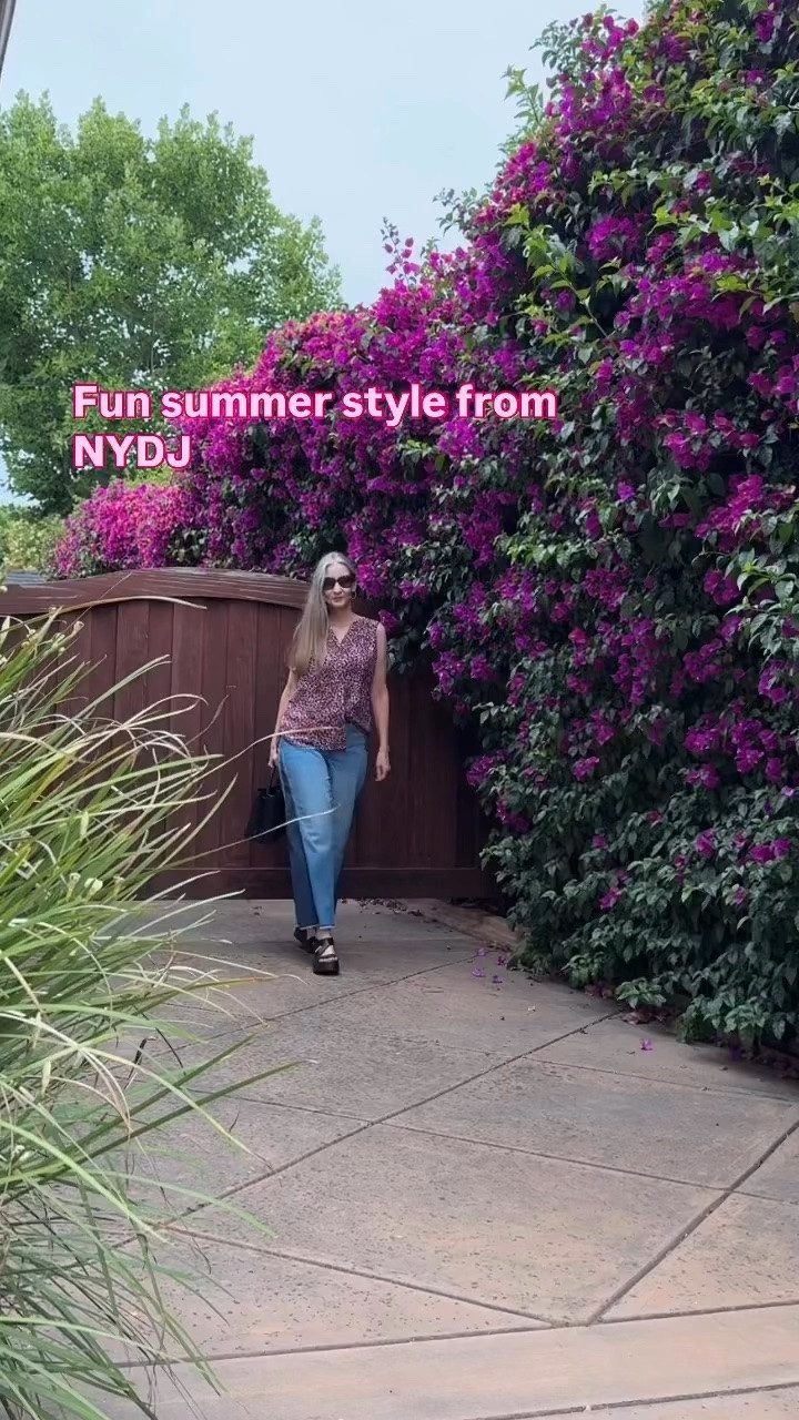 ADORE this fun summer outfit! Size down in the jeans & the blouse. #stylever50 #summerstyle #denimtrends #summerootd #leopard #cooljeans #stretchjeans #widelegjeans

#LTKdayinmylife #LTKOver40 #LTKSeasonal