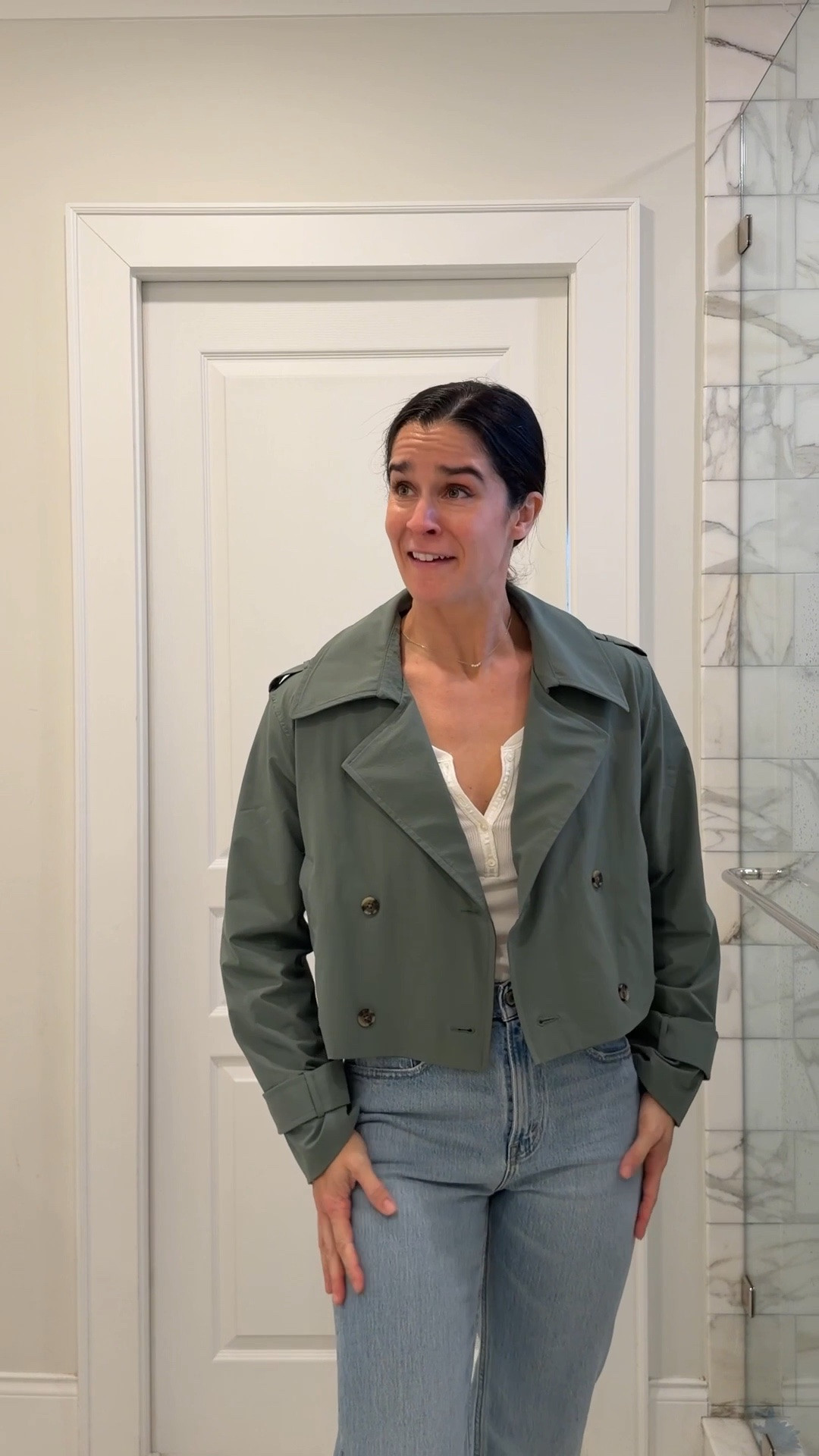 Abercrombie spring haul!

Wearing a Small and size 26 in everything. I’m 5’8 for reference. 

All great quality pieces. I wanted to keep everything but I especially loved the:
•Bra free lace-trim button through top
•Lace trim tie-front ruffle tank
•High rise 90s relaxed jean
•High rise 90s cut off short
•Flo embroidered cardigan (soo comfortable) 

#LTKmomlife #LTKgrwm #LTKootd