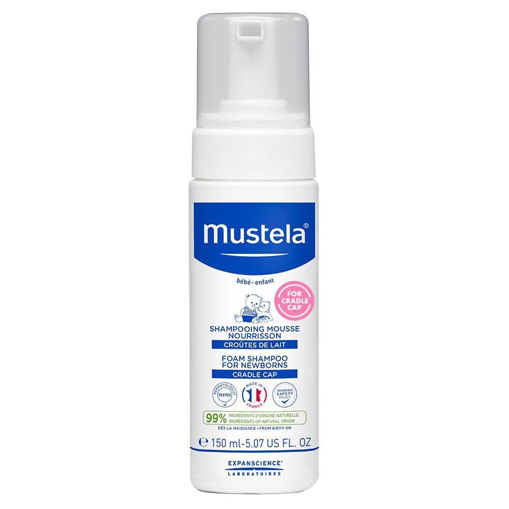 Mustela Newborn Baby Foam Shampoo for Cradle Cap - 5.07 fl oz | Target