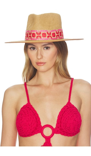 The Springbook Fedora Hat in Natural | Revolve Clothing (Global)