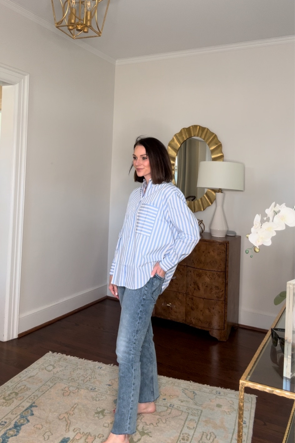 capsule wardrobe, capsule closet, closet staples, stripe top, denim, spring outfit 

#LTKSeasonal #LTKfindsunder100 #LTKstyletip