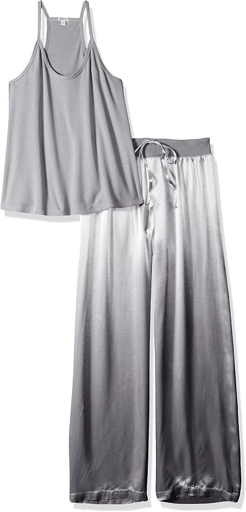 PJ Harlow Women's Pajama Set with Draw String Pants and Camasole Top Classic Fit | Amazon (US)