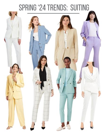 If you saw Dianne’s post in the yellow suit from Target, then you already know that suiting is huge for spring, especially an all white suit.

Here are some of our favorite looks of the season in some of the best colors for spring! 

#LTKworkwear #LTKSeasonal #LTKstyletip