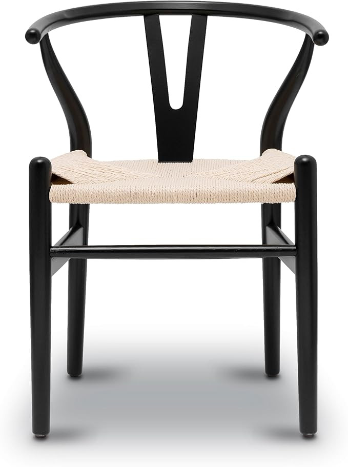 POLY & BARK Weave Chair, Single, Black | Amazon (US)
