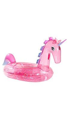 FUNBOY Glitter Unicorn Float in Clear Pink from Revolve.com | Revolve Clothing (Global)
