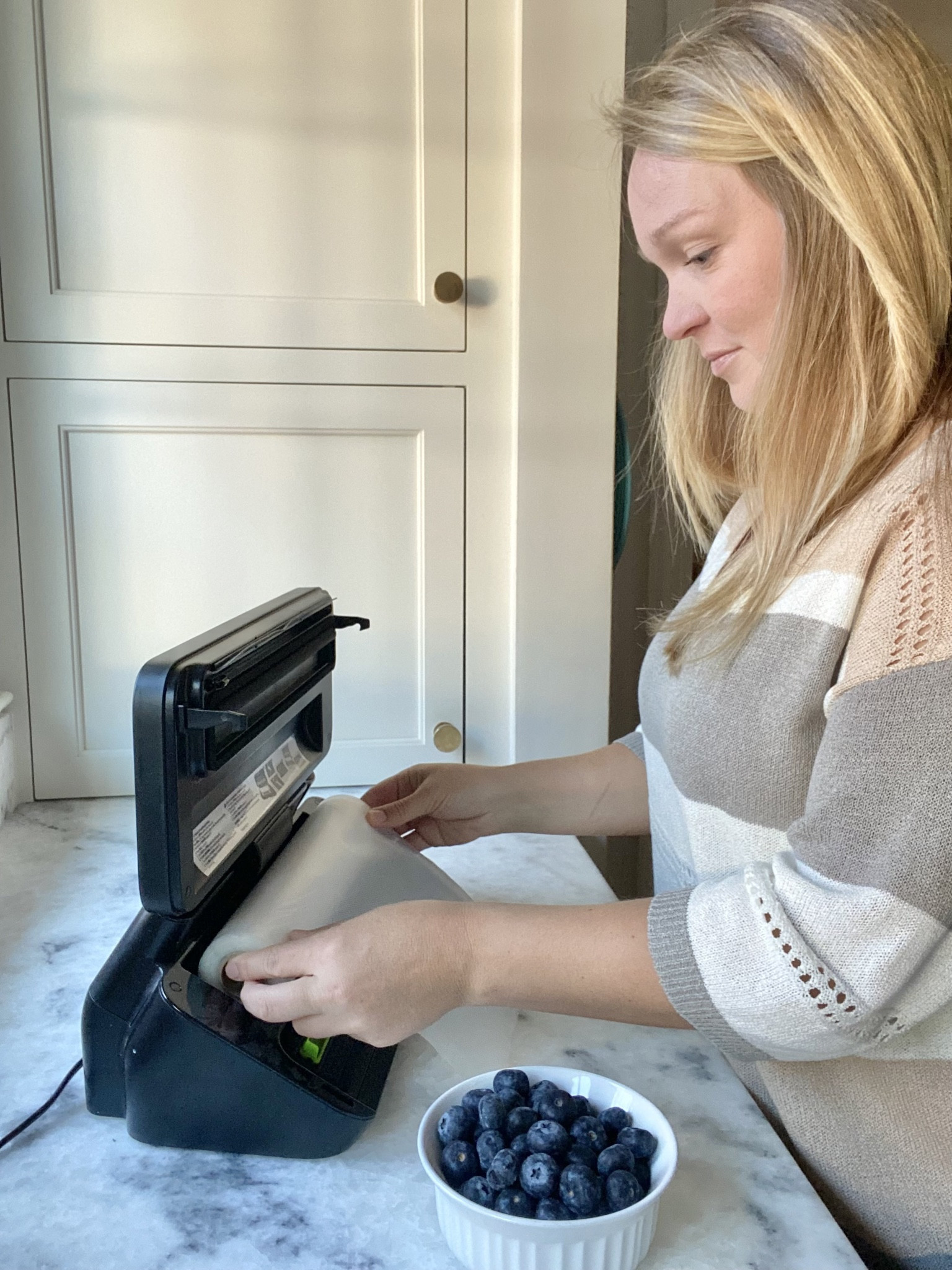 Great gift idea… this food saver is a two-in one. It has the large vacuum sealer and the small handheld for the food saver baggies. You can marinate meat or buy in bulk and freeze portions. It has a bag cutter and heat sealer so you can make your own bag size from the roll. There is an option to just seal if you do not want to vacuum. Works great to extend the life of our cut avocados.

#LTKGiftGuide #LTKfamily #LTKhome