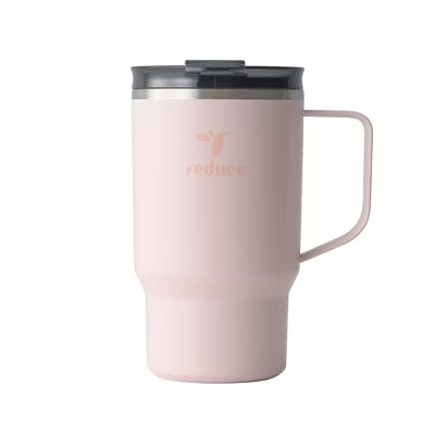 Reduce 18oz Hot1 Insulated Stainless Steel Travel Mug with Steam Release Lid - Blush: Coffee Tumb... | Target