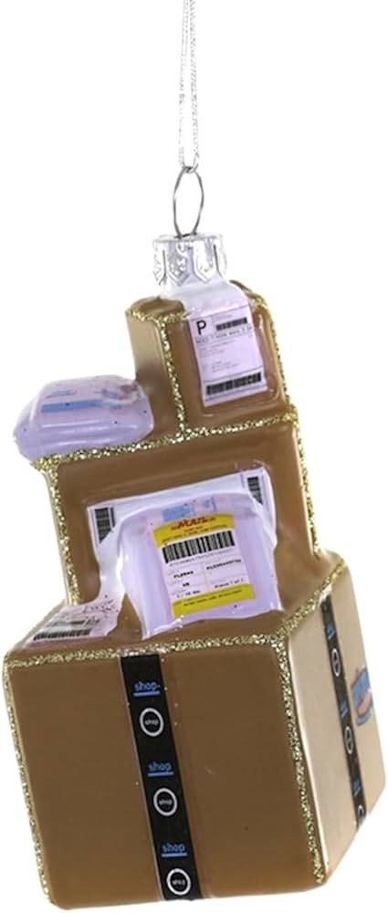 The Bridge Collection Online Shopper Ornament - Stack of Packages Christmas Tree Ornaments - Ship... | Amazon (US)