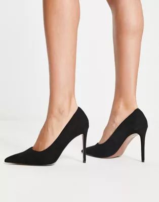 ASOS DESIGN Penza pointed high heeled pumps in black | ASOS (Global)