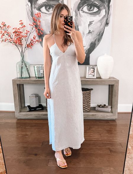 Linen maxi dress for Summer – size small
On sale almost 50% off 

#LTKSeasonal #LTKsalealert #LTKfindsunder100