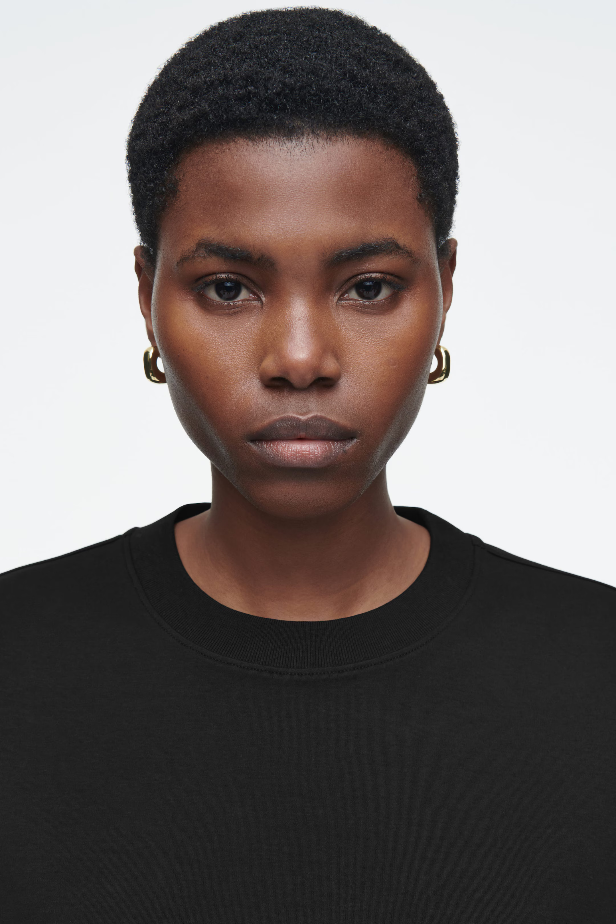 OVERSIZED COTTON T-SHIRT - BLACK | COS | COS (AU)