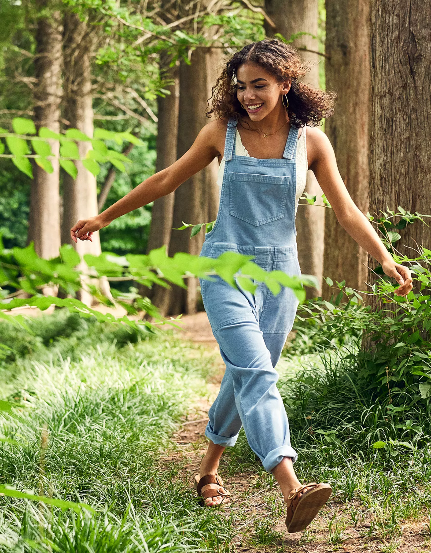 Aerie green hot sale overalls