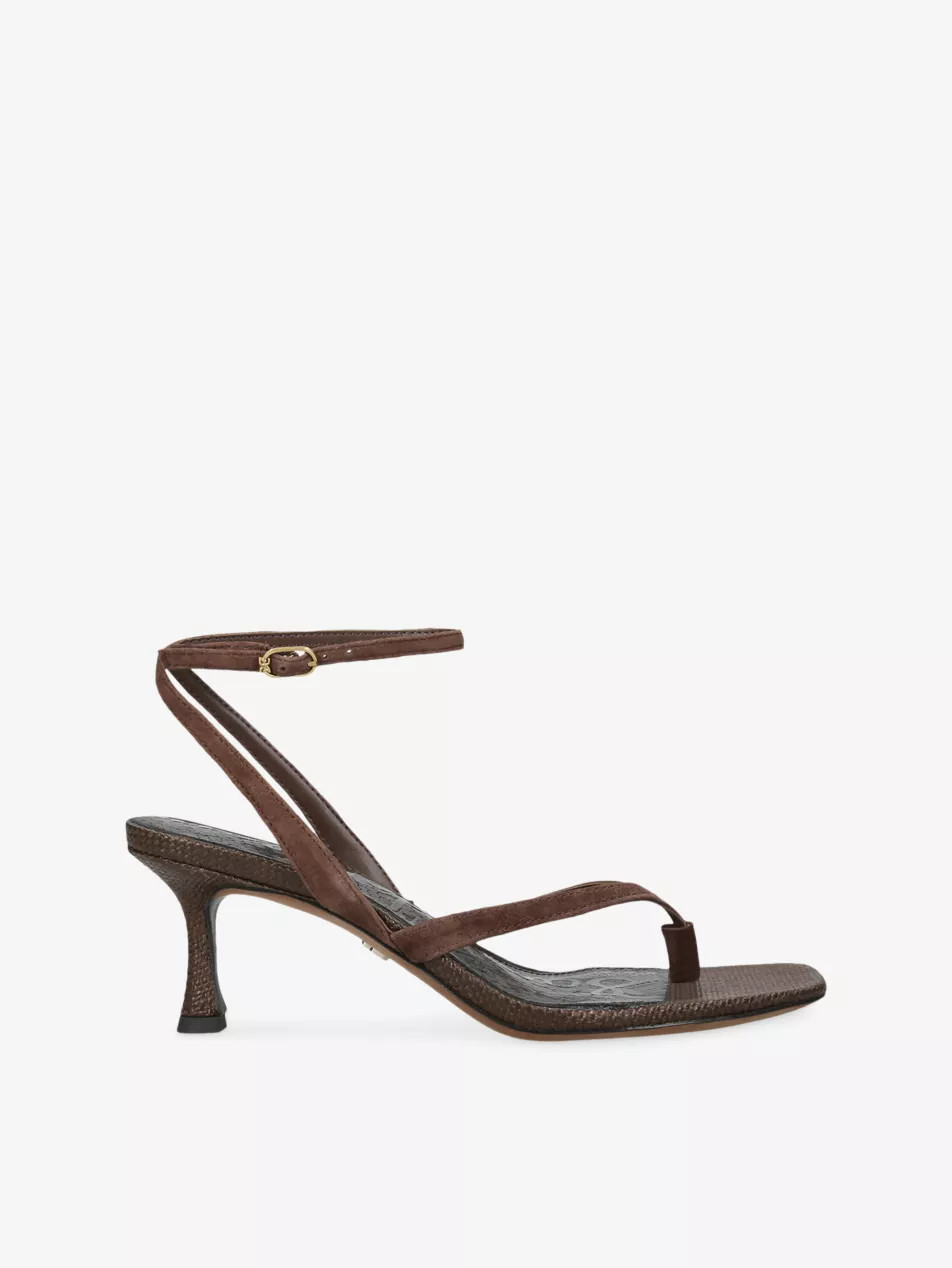 Pax Suede Heeled Sandals | Selfridges