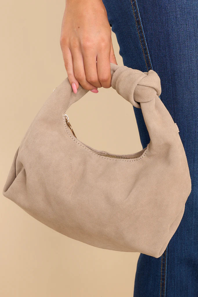 Stick With Me Taupe Bag | Red Dress 