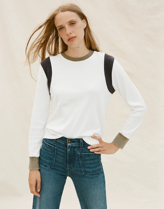 Long-Sleeve Tee in Weekend Jersey | Madewell