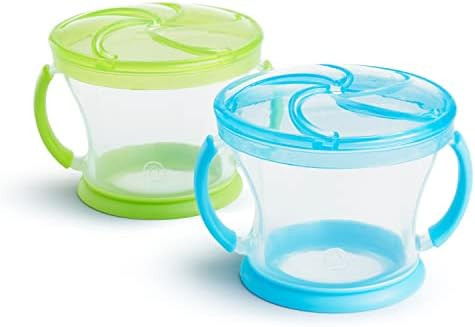 Munchkin Snack Catcher, 2 Pack, Blue/Green | Amazon (US)