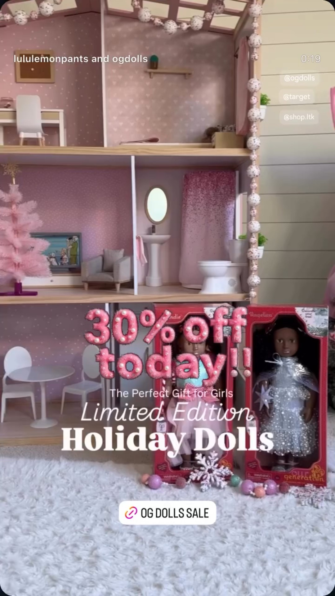 Our Generation is on sale today with Target Circle. 30% off!! 


#christmaspresentsforgirls 

#LTKFindsUnder50 #LTKGiftGuide #LTKHoliday