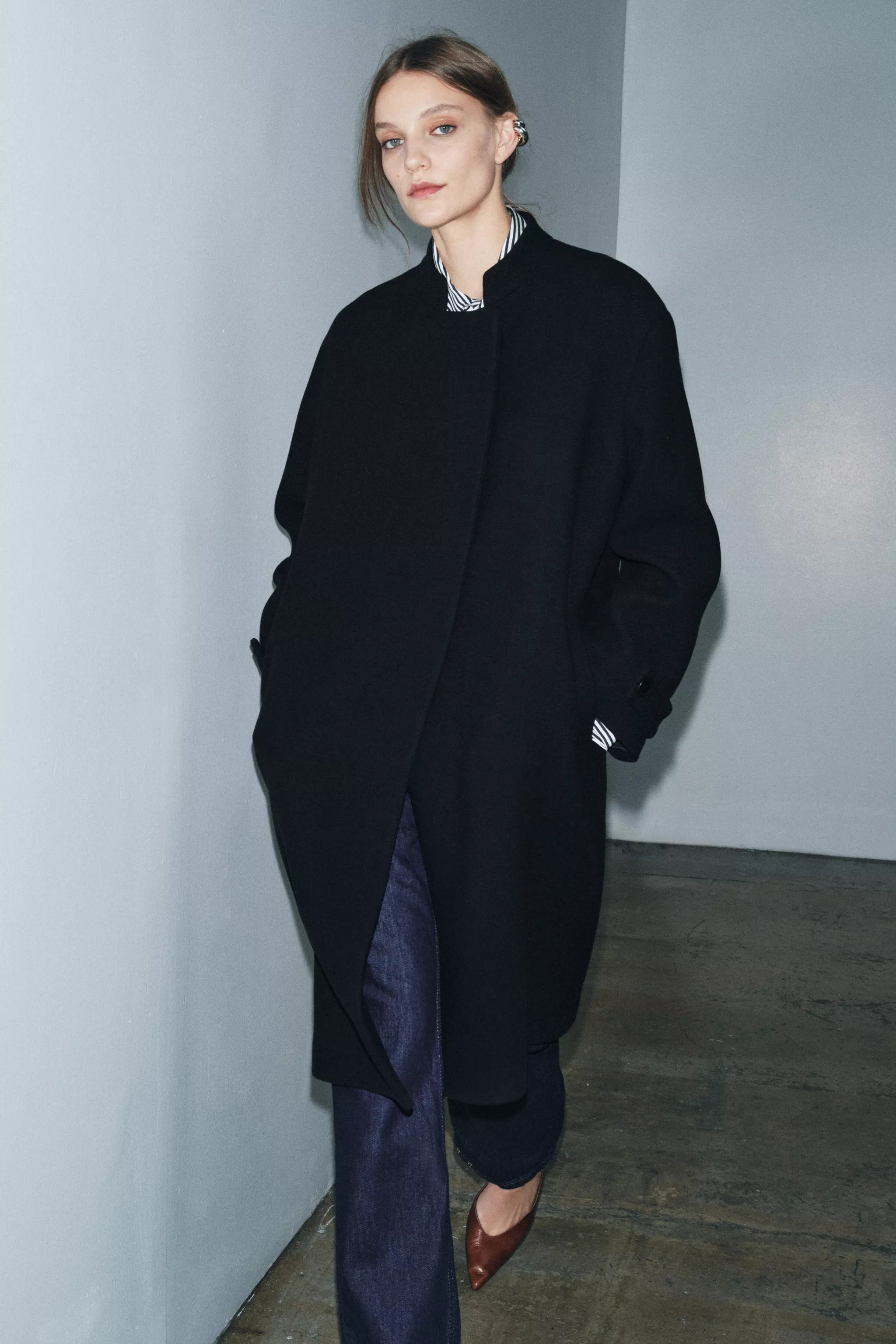 WOOL BLEND COAT ZW COLLECTION | Zara Canada