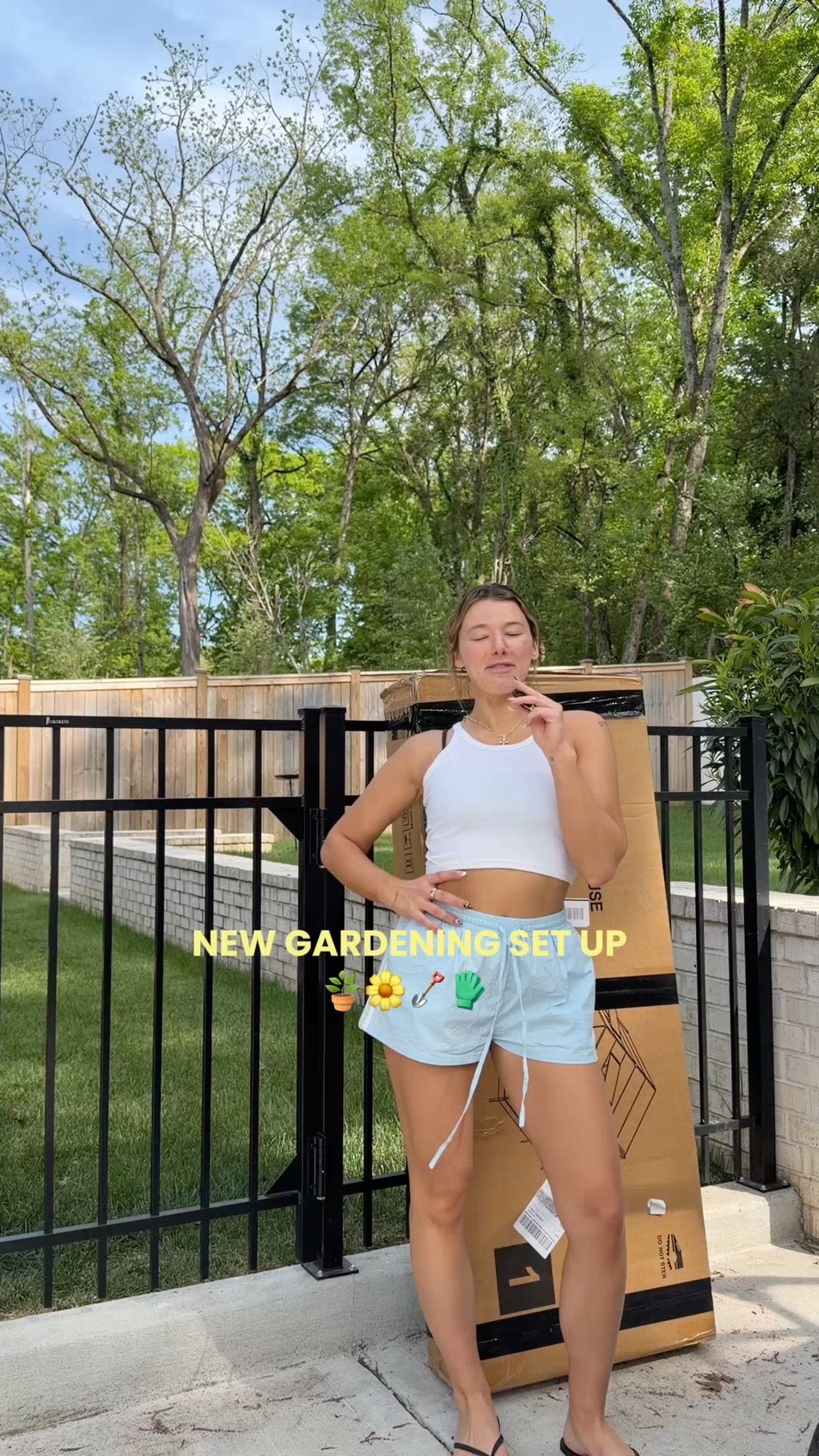 #Ad S/O @wayfair for making me a garden baddie 🪴🪏 #Wayfair #WayfairPartner #wishyouwerehere #outdoor 
 

 