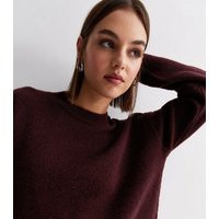 Burgundy Knit Crew Neck Jumper New Look | New Look (UK)