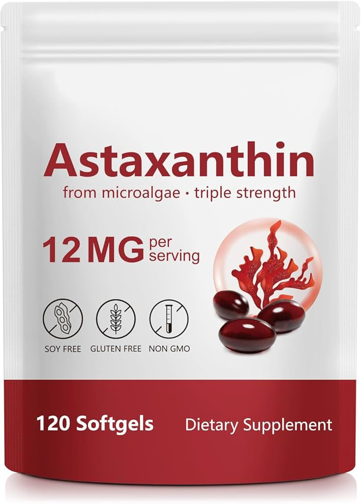Astaxanthin Supplements, Supports Eye, Joint, Internal Circulation, Skin Health, Astaxanthina Ant... | Amazon (US)