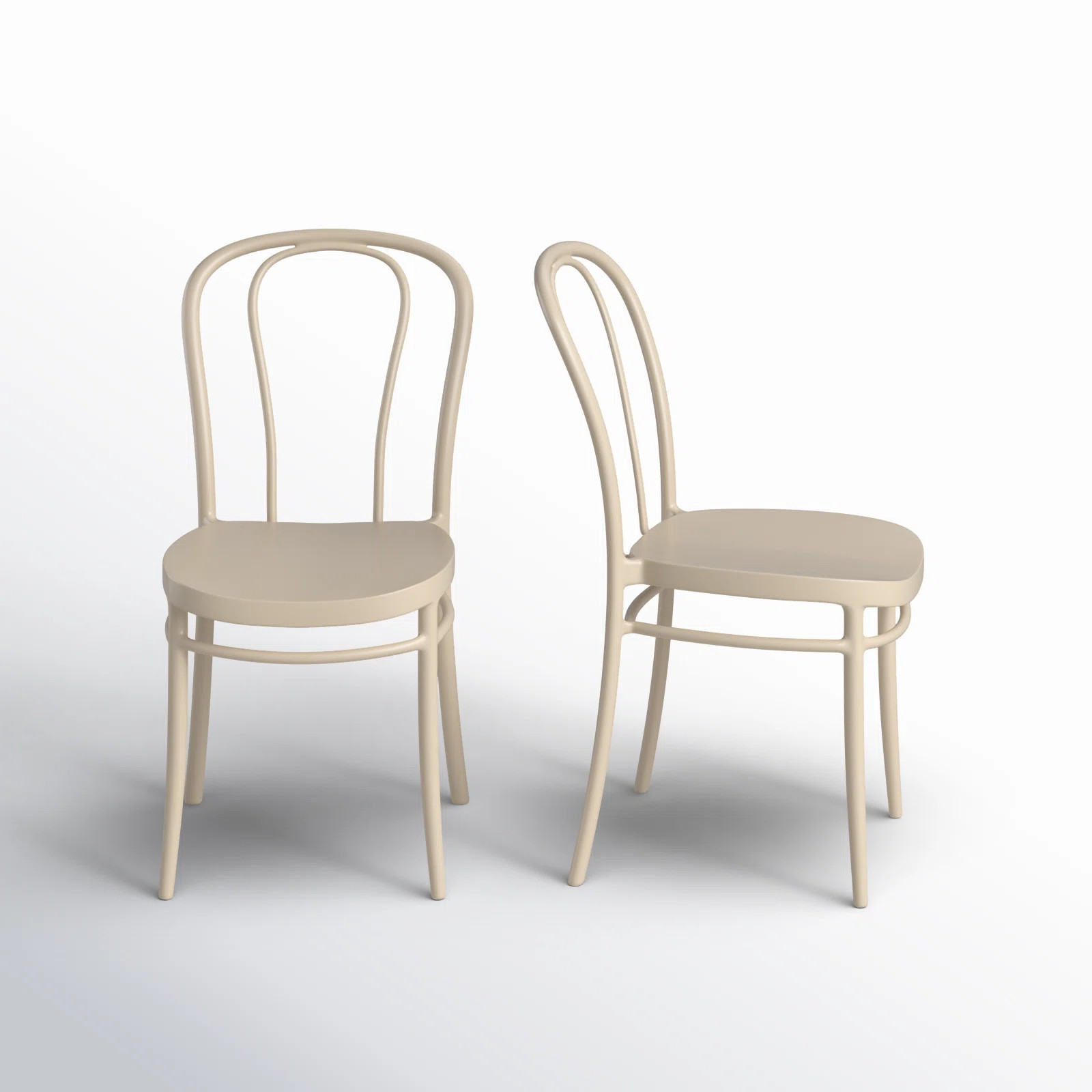 Farrah Stacking Patio Dining Side Chair (Set of 2) | Joss & Main
