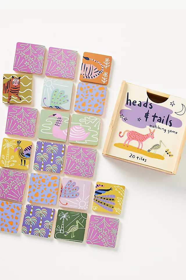 Heads and Tails Matching Game | Anthropologie (US)
