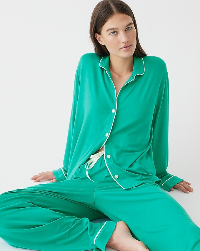 Eco dreamiest long-sleeve pajama set | J. Crew US
