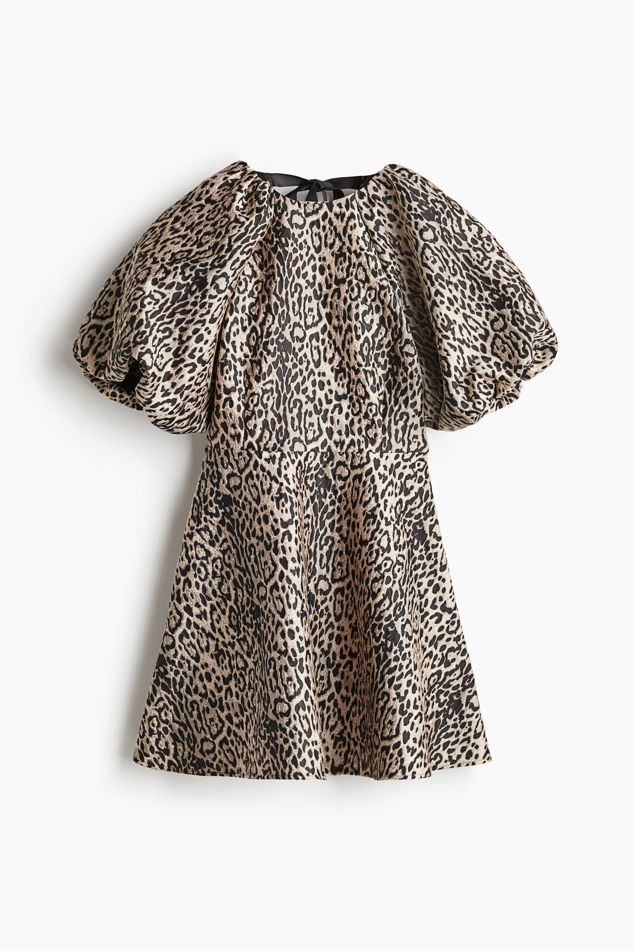 Jacquard-weave Tie-back Dress | H&M (US + CA)