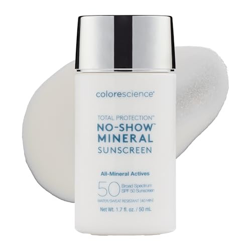 Colorescience Total Protection No-Show Mineral Sunscreen SPF 50, 1.7oz, 100% Invisible all-mineral sunscreen for all skin tones & types | Amazon (US)