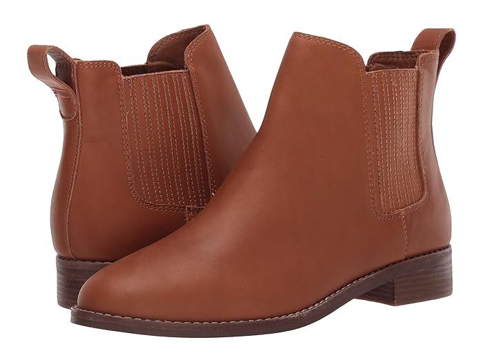 Madewell Ainsley Chelsea Boot (English Saddle) Women's Shoes | Zappos