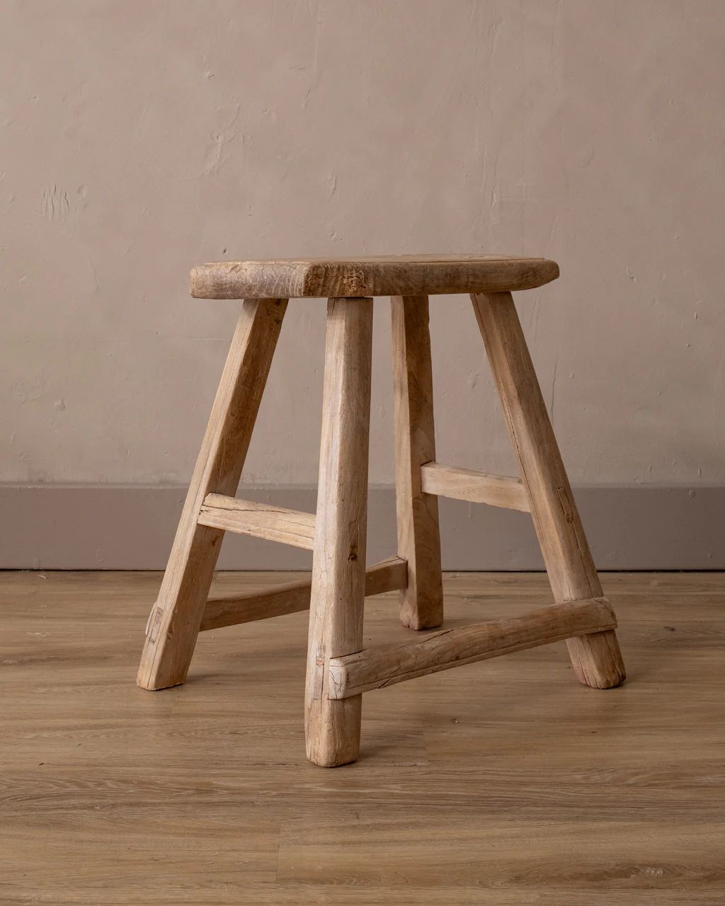 Primitive Milking Stool XLII | The Vintage Rug Shop